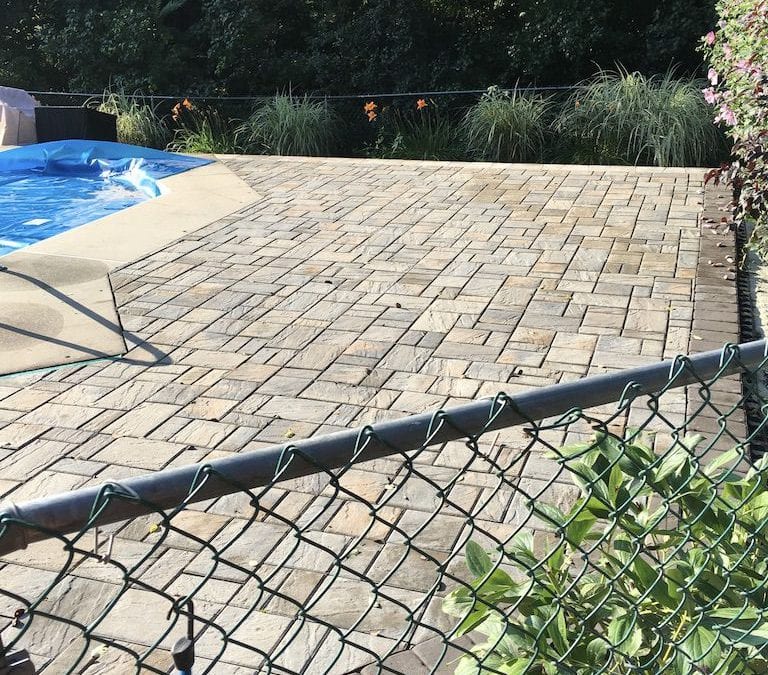 New Poolside Patio and Walkway